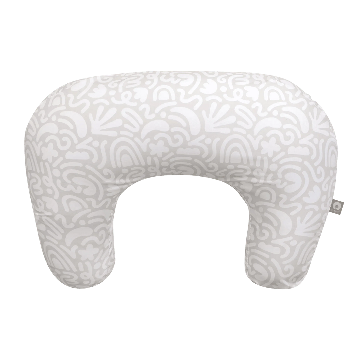 Cream Retro Squiggles