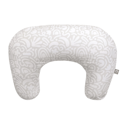 Cream Retro Squiggles