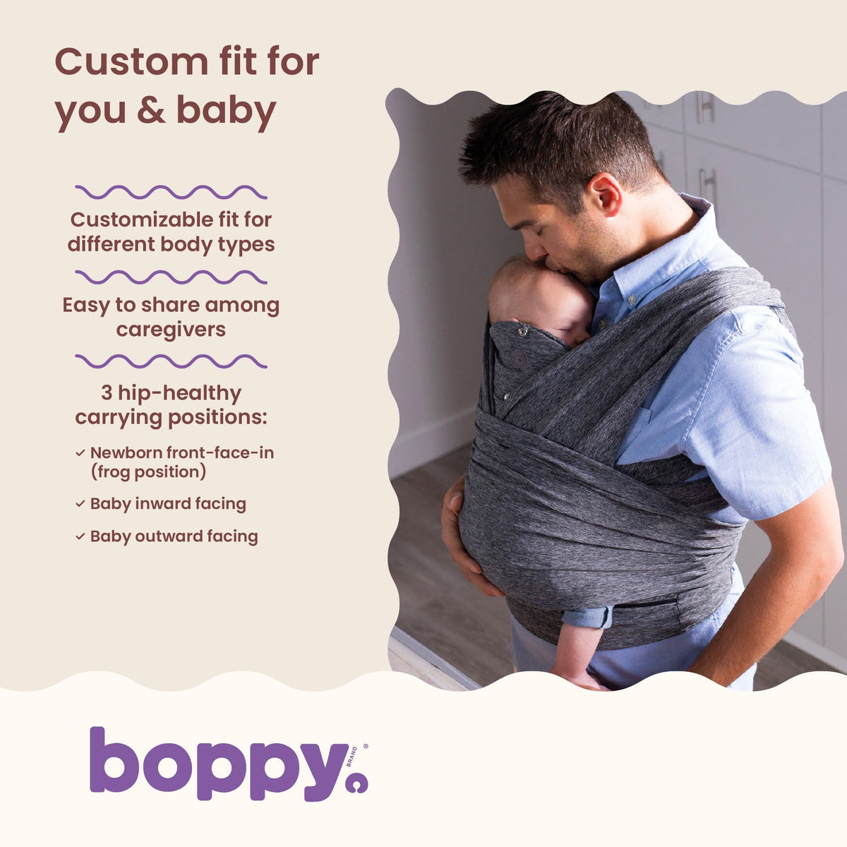 ComfyFit® Adjust Hybrid Baby CarrierBaby CarrierBoppy
