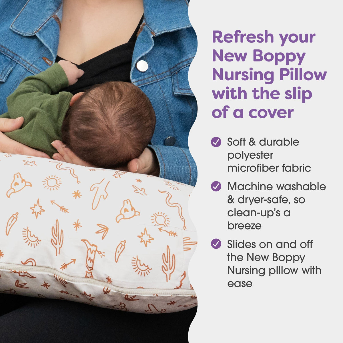 New Boppy Nursing Pillow CoverNursing Pillow CoverBoppy