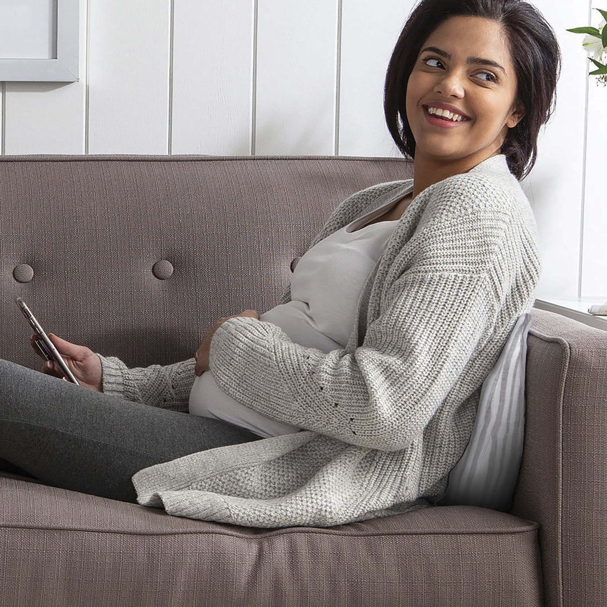 Gray Modern Stripe